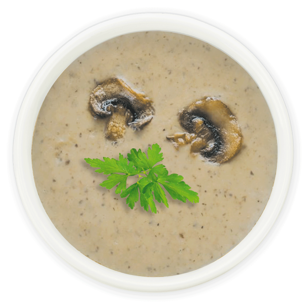 Крем-суп из белых грибов и шампиньонов в стакане «СытоЕдов», 250 г .